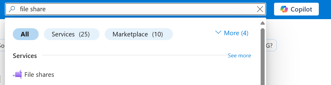 Thanks to Microsoft for the image of the Azure Files share resource